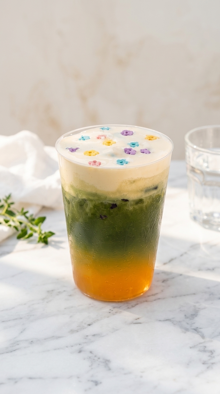Mango Bloom Matcha (Iced)